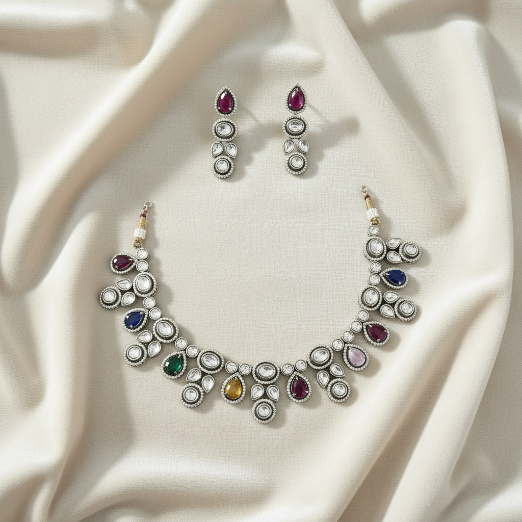Statement necklace set
