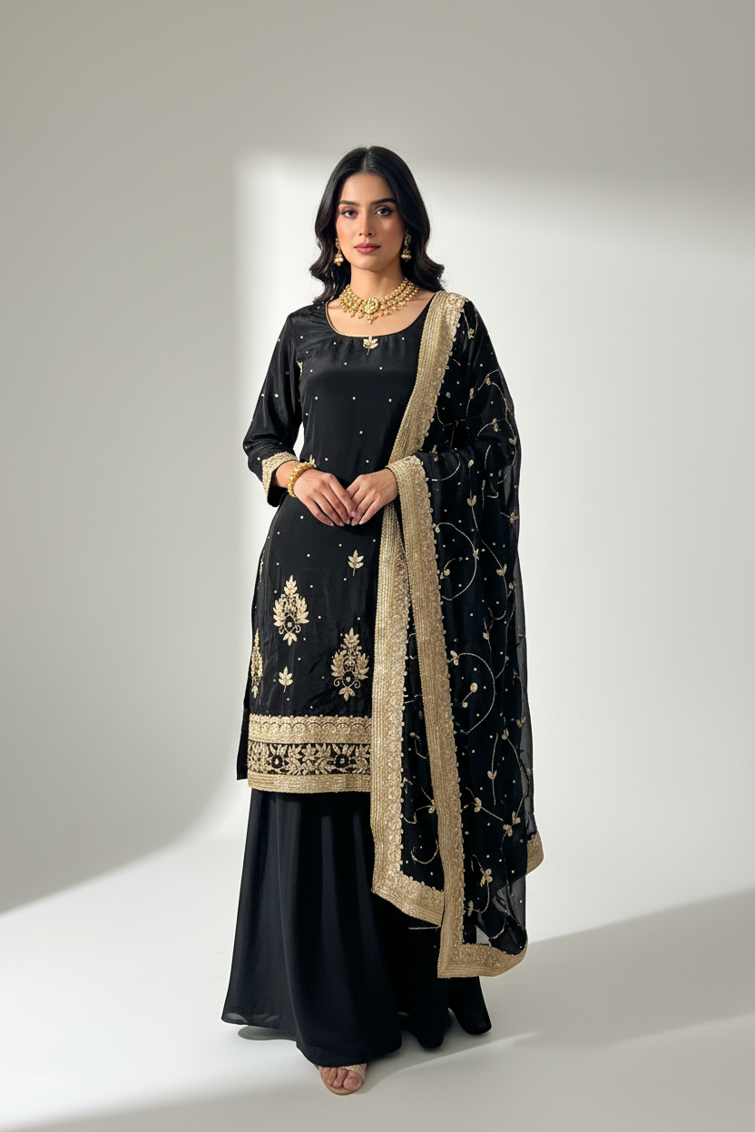 Punjabi plazo suit