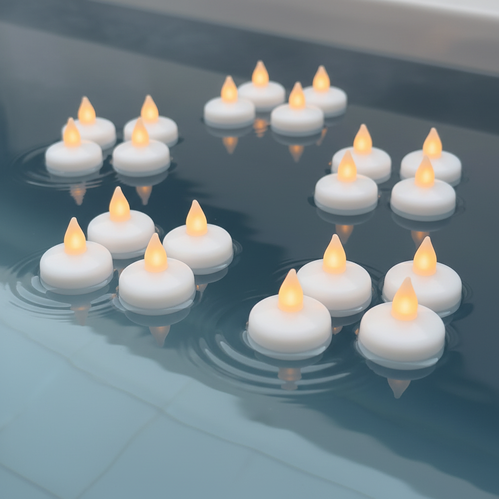 Water candles 12pcs