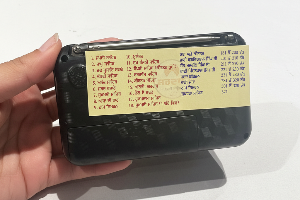 Gurbani Radio – Black | Complete Edition | Path, Kirtan, Ardas, Shabad & Chupera Sahib
