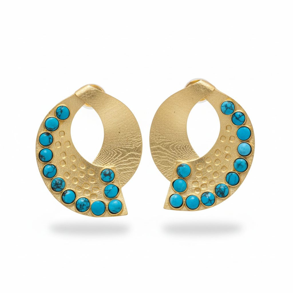 Anti -Tarnish statement earings