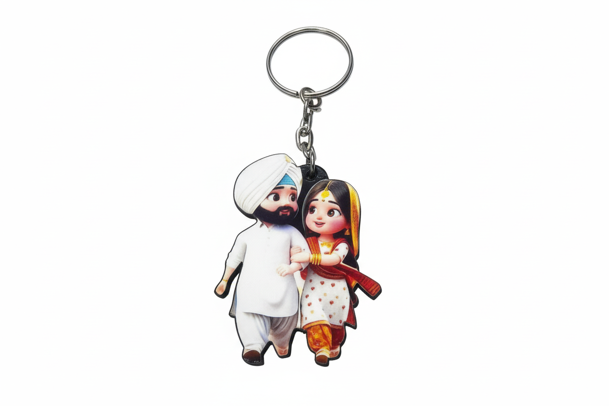 Beautiful couple keychains