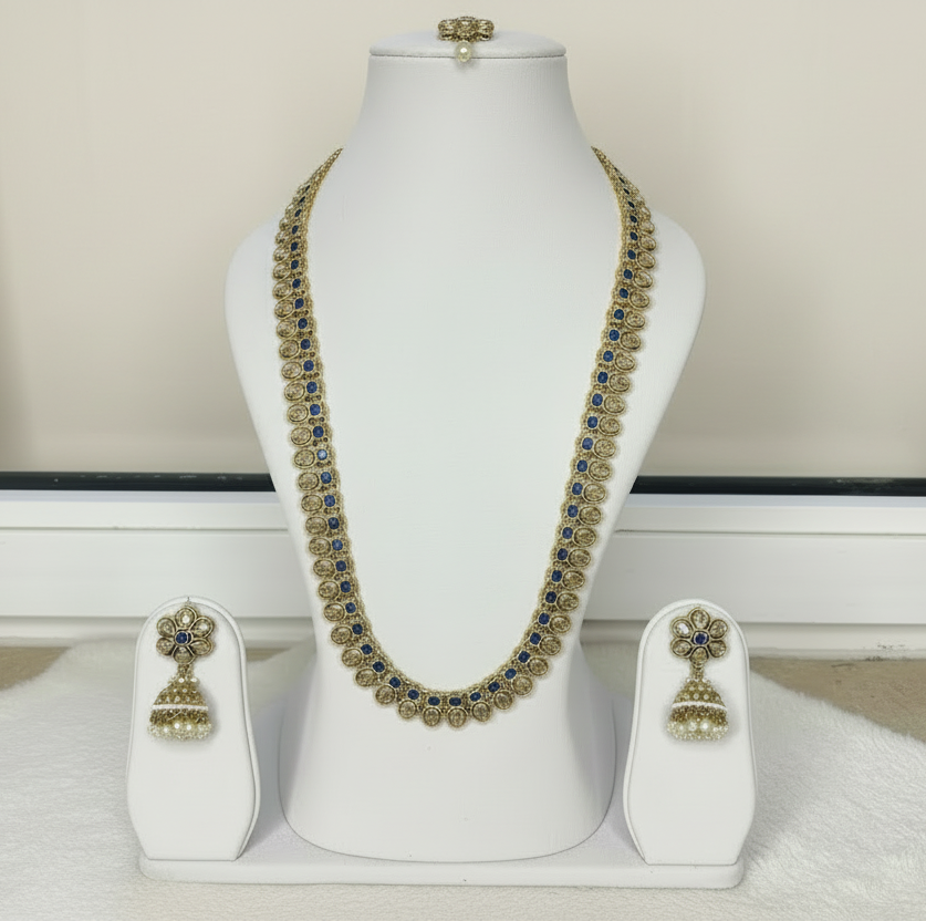 Ranihaar Set with earings and tikka