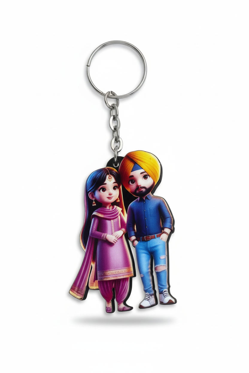 Beautiful couple keychains