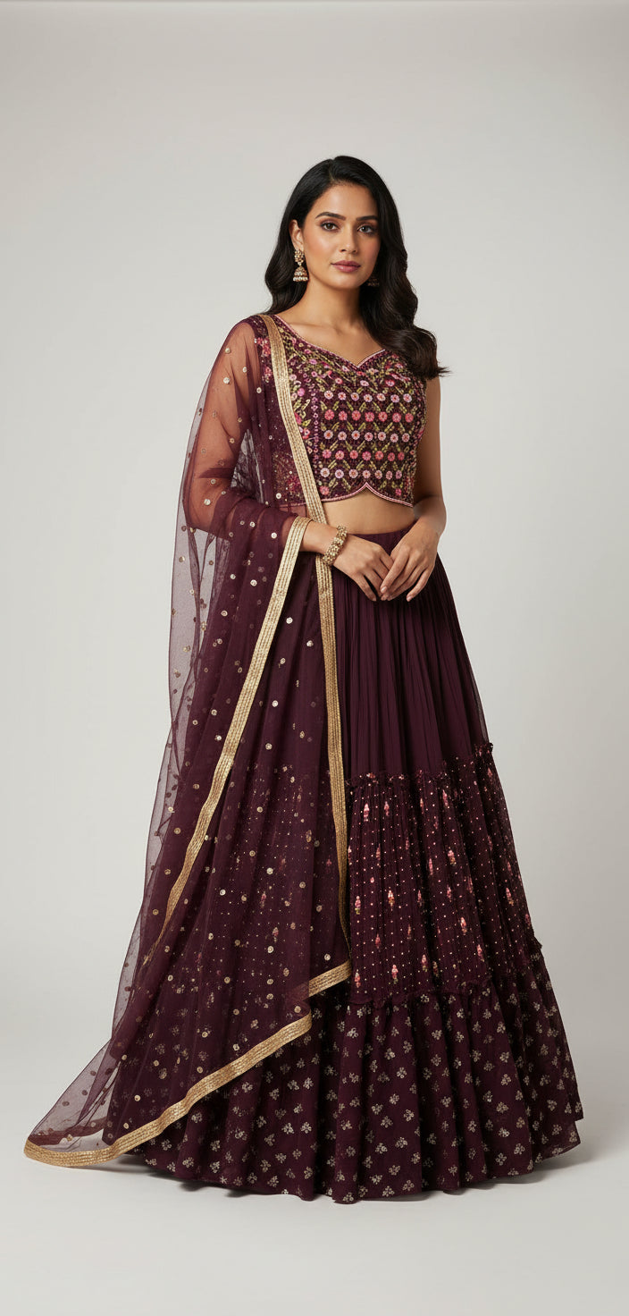 Lehnga choli with dupatta