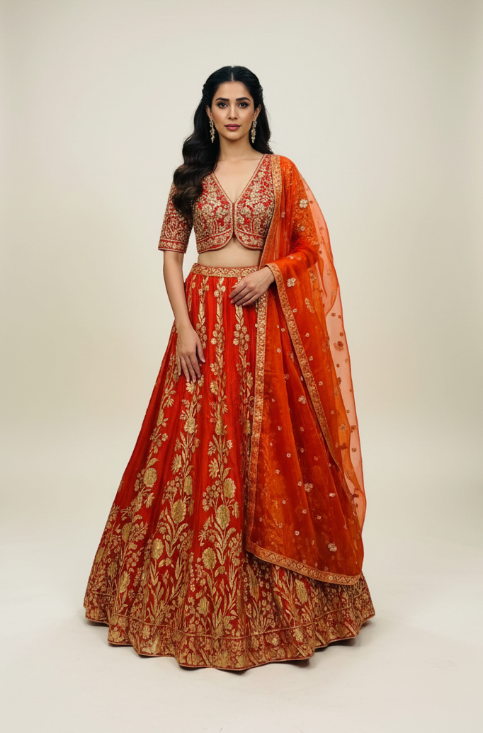 Beautiful partwear Lehnga outfit