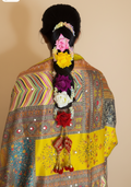 Beautiful Indian Floral Pranda – Handmade Hair Accessory