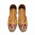 Punjabi Jutti – Multicolor Embroidered Double Sole