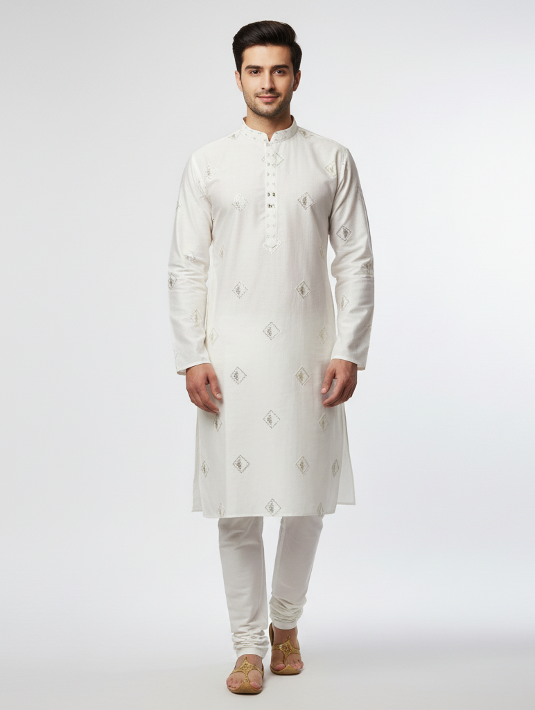 Men’s Partywear kurta-pajama set
