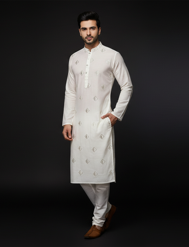 Men’s Partywear kurta-pajama set