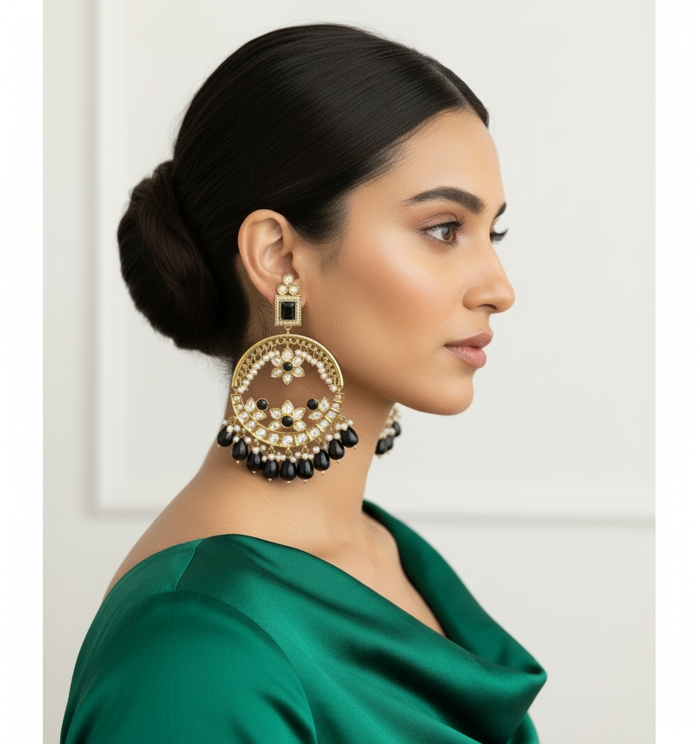 Oversized earrings