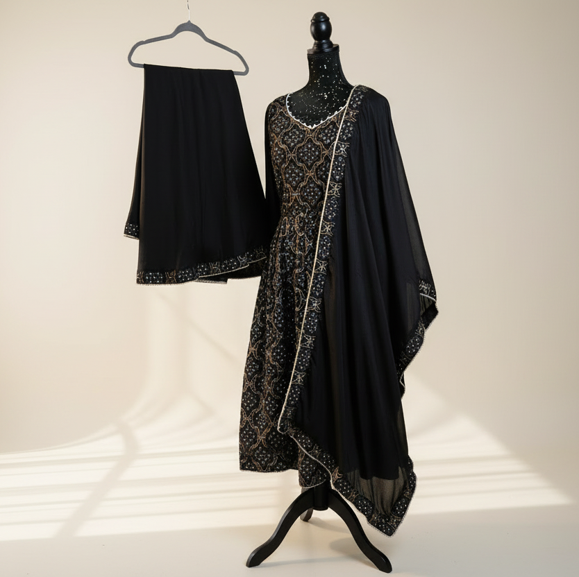 Beautiful Anarkli suit with plazo