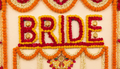 Beautiful wedding logo decoration