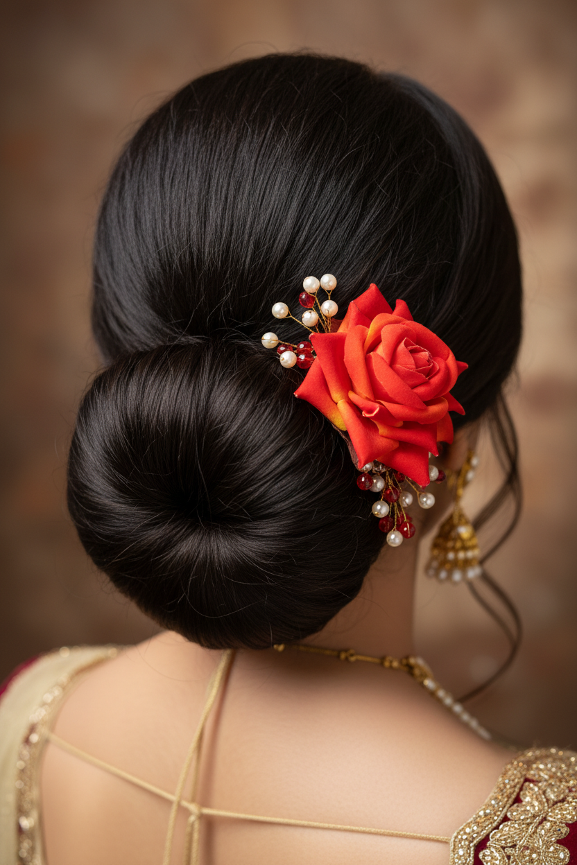 Hair floral accessories