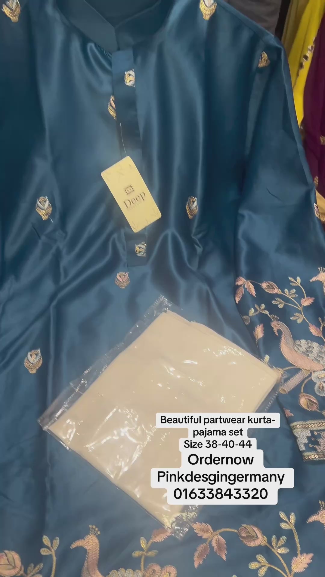Partywear mens kurta -pajama set