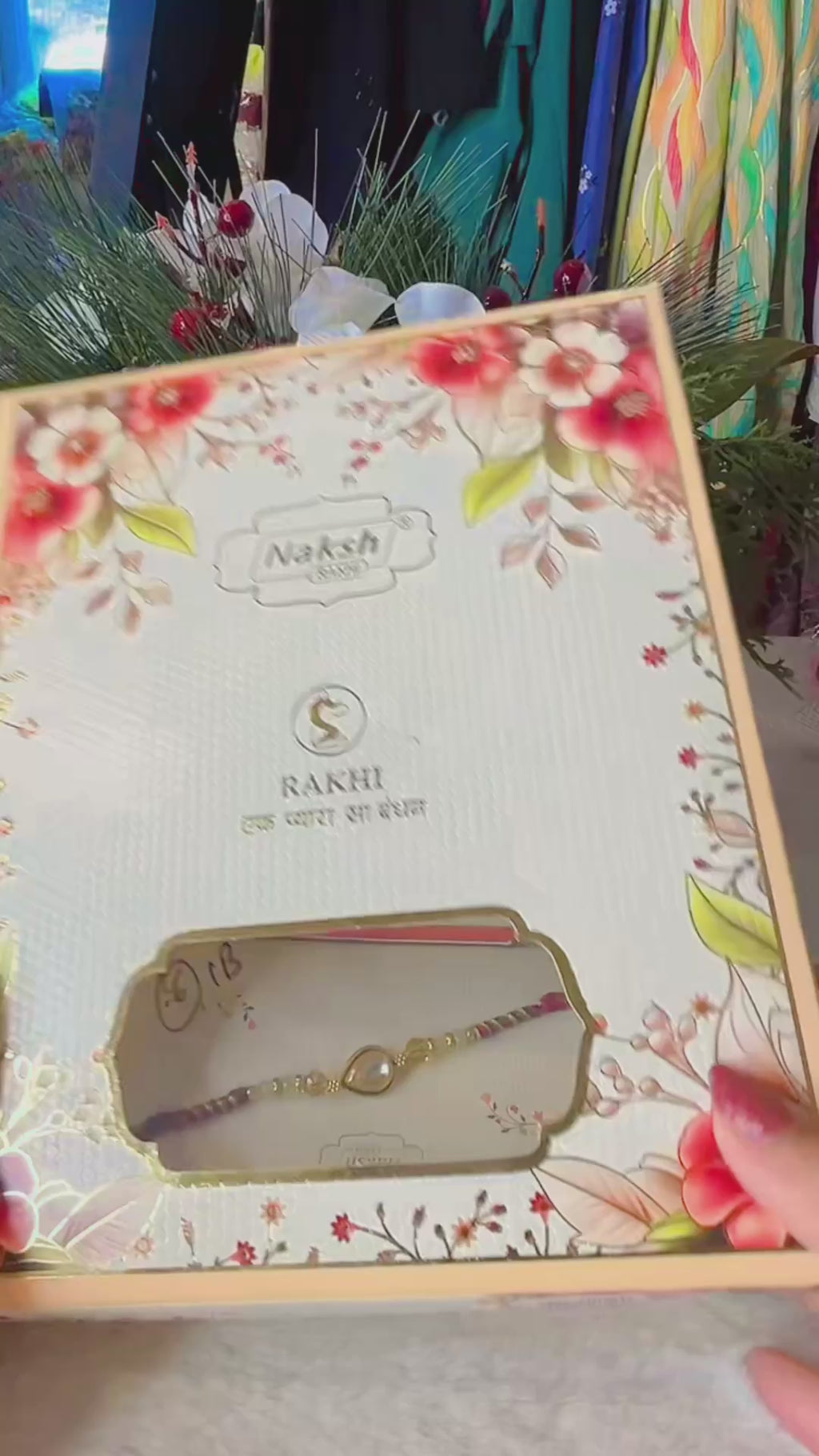 Kundan Rakhi – Stylish & Elegant Brother Gift