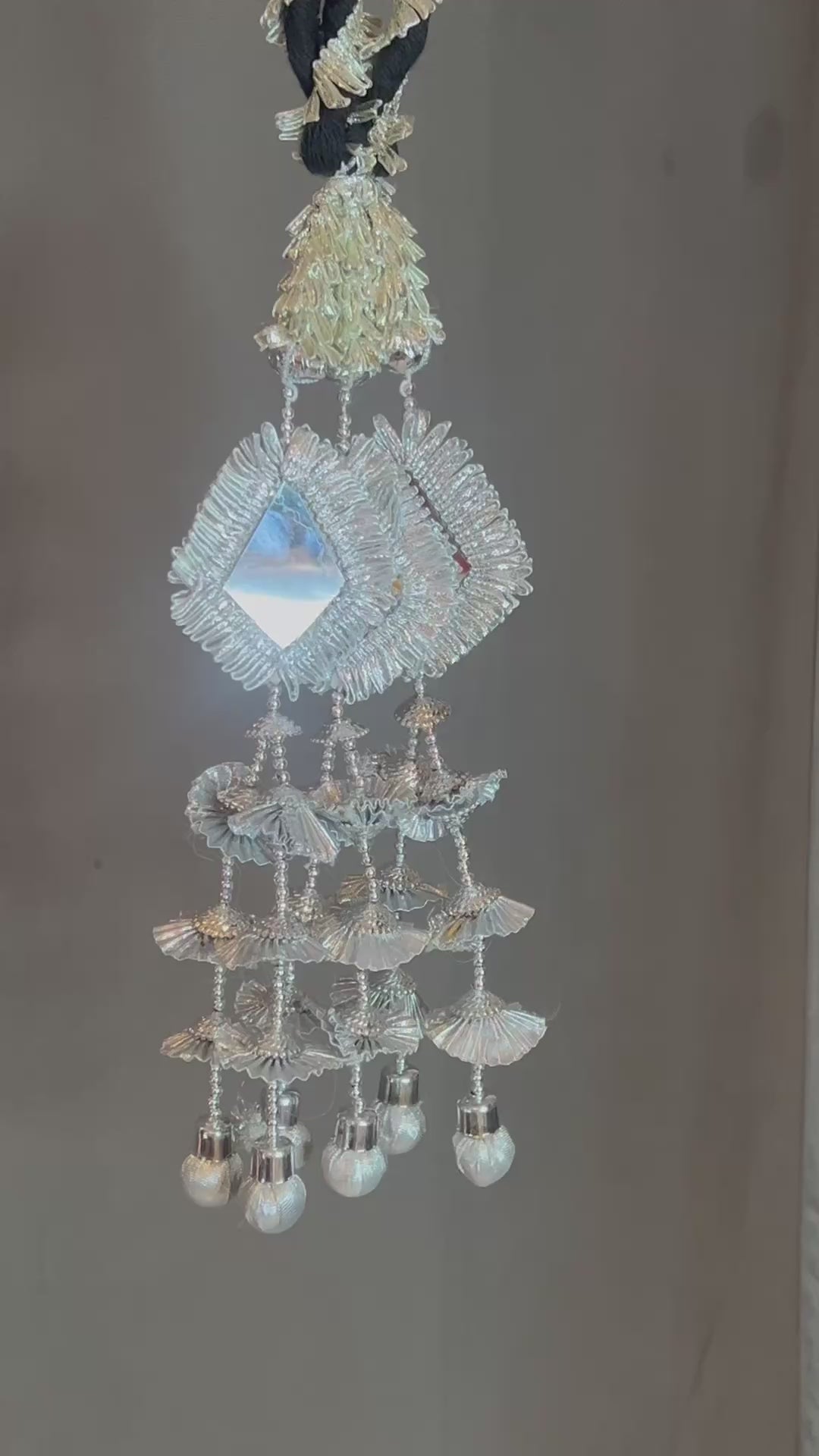 Beautiful Punjabi Pranda – Silver color