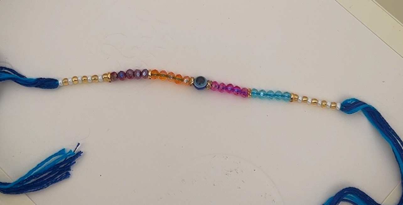 Rakhi Thread Evil Eye Design 2026 For Brother